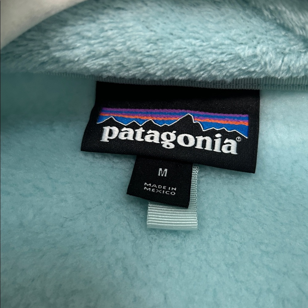Patagonia Sky Blue Fleece Jacket M - Picture 3 of 8